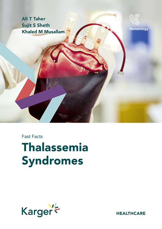 Fast Facts: Thalassemia Syndromes (book cover, edition 2023)