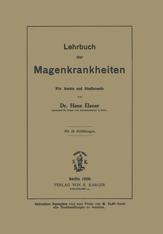 Book cover for Lehrbuch der Magenkrankheiten