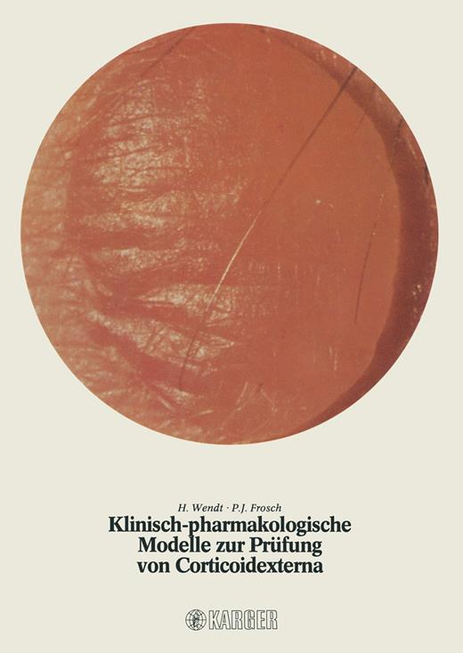 Book cover for Klinisch-pharmakologische Modelle zur Prüfung von Corticoidexterna: Vergleichende Untersuchungen am Beispiel von Diflucortolonvalerat