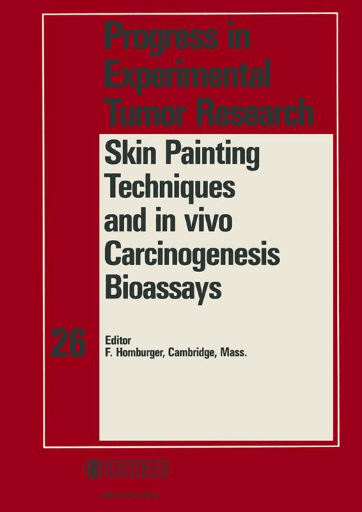 Book cover for Skin Painting Techniques and in vivo Carcinogenesis Bioassays: Workshop, Arlington, Va., November 1981