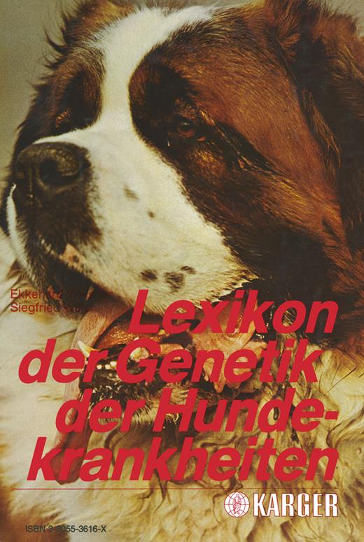 Book cover for Lexikon der Genetik der Hundekrankheiten