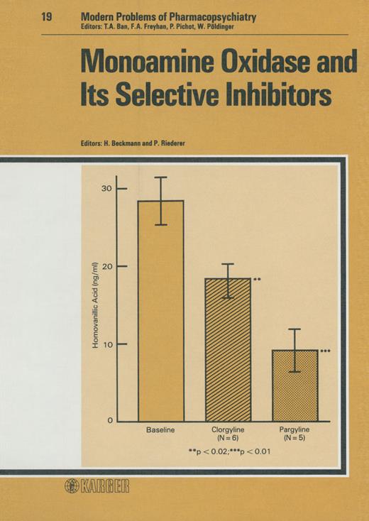 Book cover for Monoamine Oxidase and Its Selective Inhibitors: Satellite Symposium, International Brain Research Organization (IBRO), Mannheim, March 1982