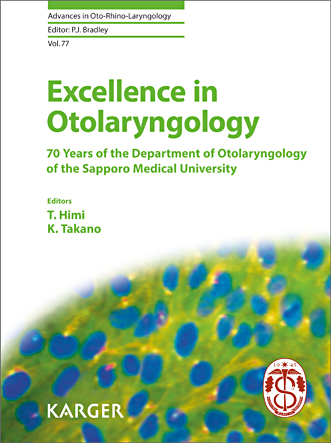 Book cover for Excellence in Otolaryngology: 70 Years of the Department of Otolaryngology of the Sapporo Medical University 