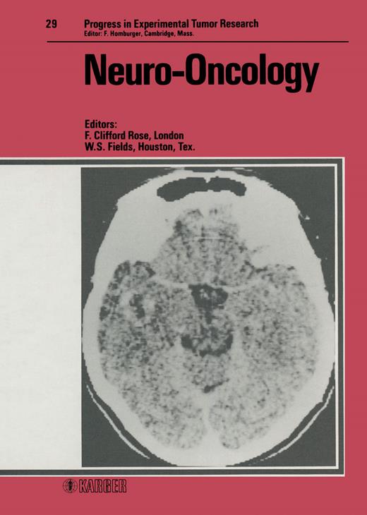 Book cover for Neuro-Oncology: Mansell Bequest Symposium on Advances in Neuro-Oncology, London, October 1984: Proceedings