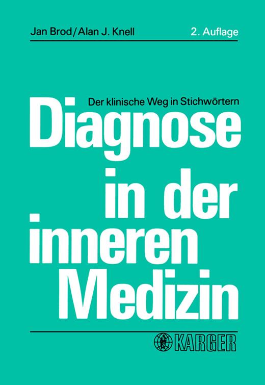 Book cover for Diagnose in der inneren Medizin: Der klinische Weg in Stichwörtern
