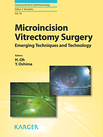 Book cover for Microincision Vitrectomy Surgery: Emerging Techniques and Technology