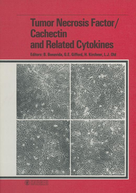 Cachectin The Pathological Role of Cachectin/ Tumor Necrosis Factor in Septic ...