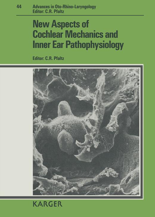 Title Page / Contents / Preface | New Aspects of Cochlear Mechanics and ...