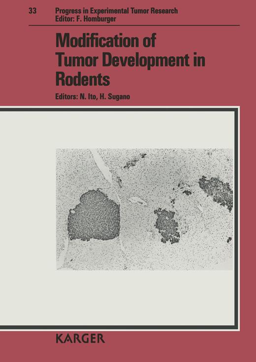 Book cover for Modification of Tumor Development in Rodents