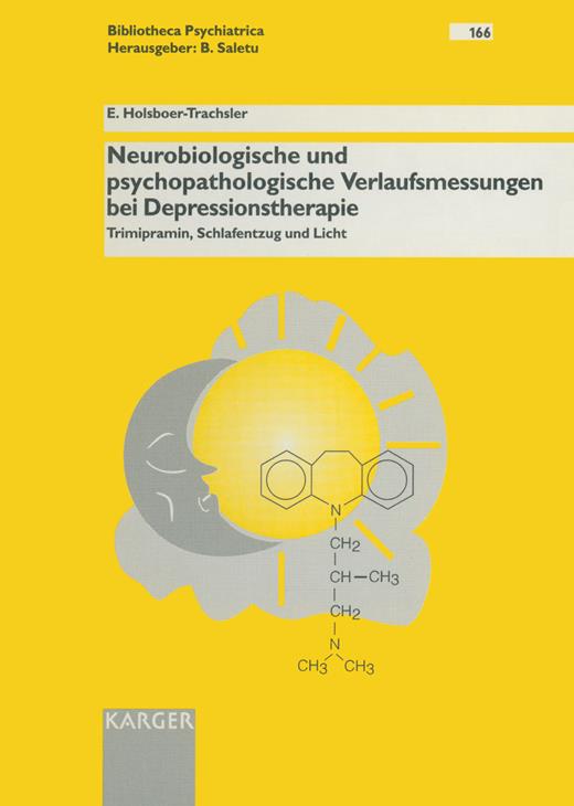 Book cover for Neurobiologische und Psychopathologische Verlaufsmessungen bei Depressionstherapie: Trimipramin, Schlafentzug und Licht