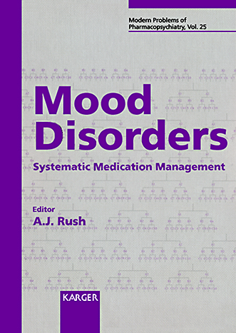 Book cover for Mood Disorders: Systematic Medication Management