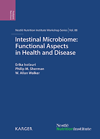 Book cover for Intestinal Microbiome: Functional Aspects in Health and Disease: 88th Nestlé Nutrition Institute Workshop, Playa del Carmen, September 2016