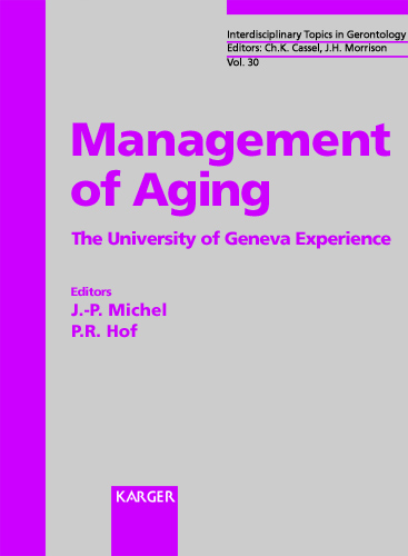 Book cover for Management of Aging: The University of Geneva Experience
