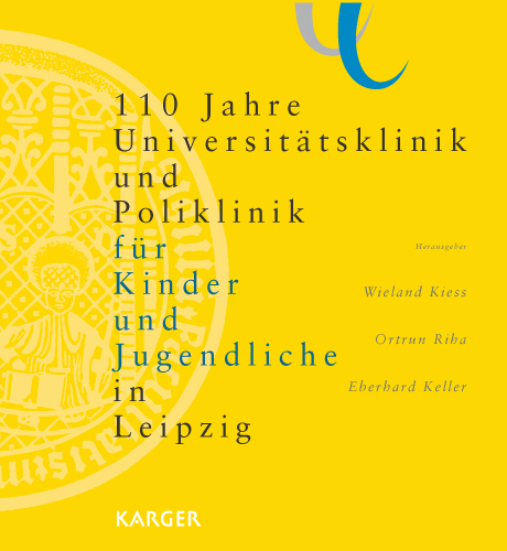 Book cover for 110 Jahre Universitätsklinik und Poliklinik für Kinder und Jugendliche in Leipzig