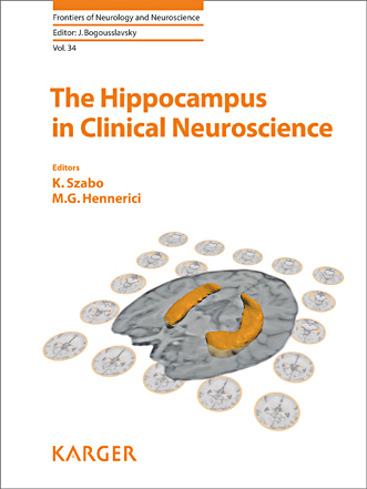 Book cover for The Hippocampus in Clinical Neuroscience