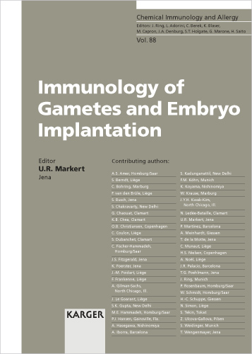 Book cover for Immunology of Gametes and Embryo Implantation