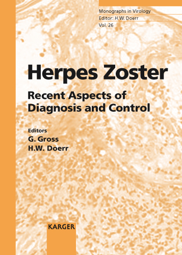 Book cover for Herpes Zoster: Recent Aspects of Diagnosis and Control