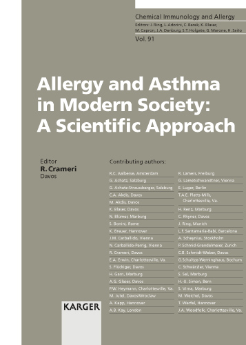 Book cover for Allergy and Asthma in Modern Society: A Scientific Approach
