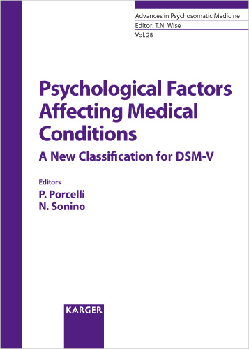 Book cover for Psychological Factors Affecting Medical Conditions: A New Classification for DSM-V