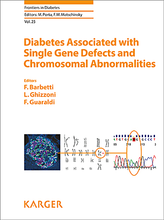 Book cover for Diabetes Associated with Single Gene Defects and Chromosomal Abnormalities