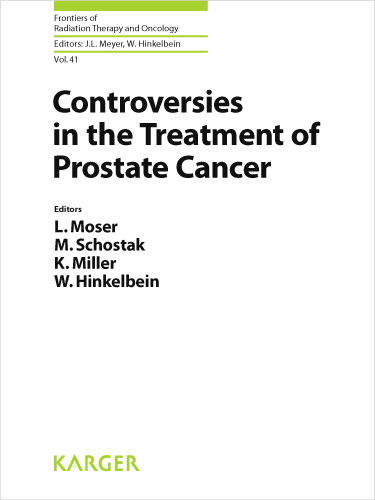 Book cover for Controversies in the Treatment of Prostate Cancer: 10th International Symposium on Special Aspects of Radiotherapy, Berlin, September 2006