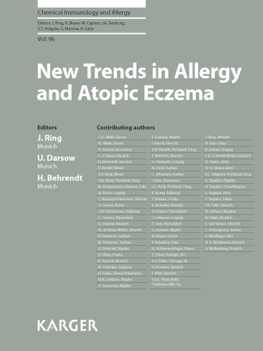 Book cover for New Trends in Allergy and Atopic Eczema