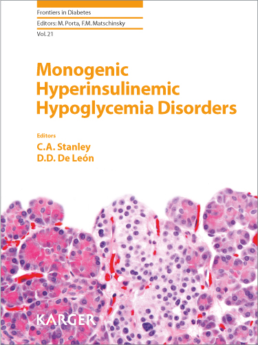 Book cover for Monogenic Hyperinsulinemic Hypoglycemia Disorders