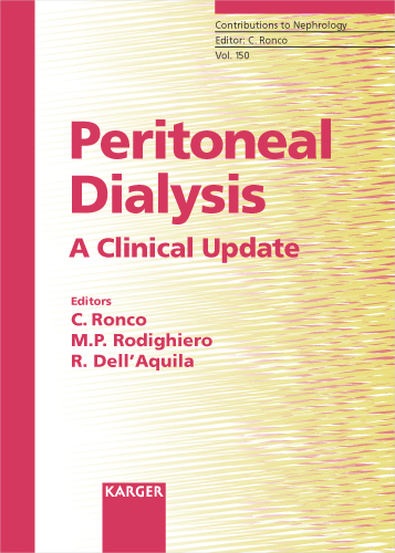 Book cover for Peritoneal Dialysis: A Clinical Update: 15th International Course on Peritoneal Dialysis, Vicenza, May-June 2006