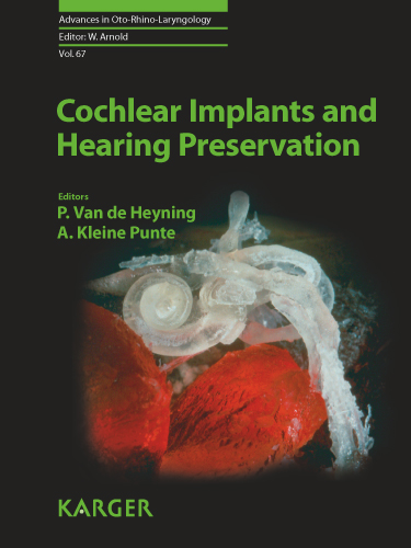 Book cover for Cochlear Implants and Hearing Preservation