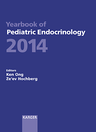 Book cover for Yearbook of Pediatric Endocrinology 2014: Endorsed by the European Society for Paediatric Endocrinology (ESPE)