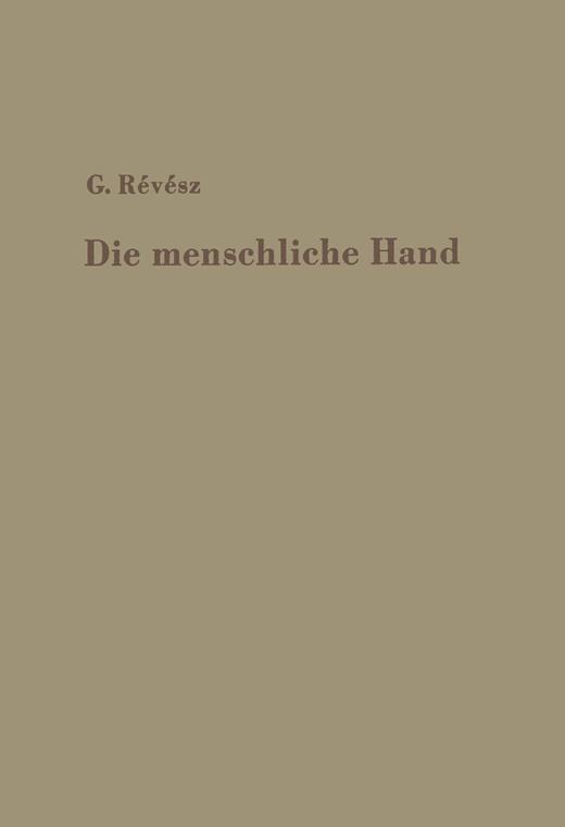 Book cover for Die menschliche Hand: Eine psychologische Studie