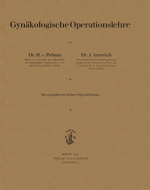 Book cover for Gynäkologische Operationslehre