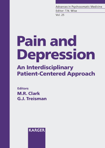 Book cover for Pain and Depression: An Interdisciplinary Patient-Centered Approach