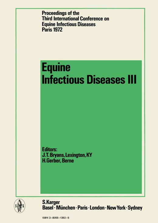 Laboratory Diagnosis of Equine Piroplasmosis Equine Infectious