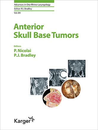 Book cover for Anterior Skull Base Tumors