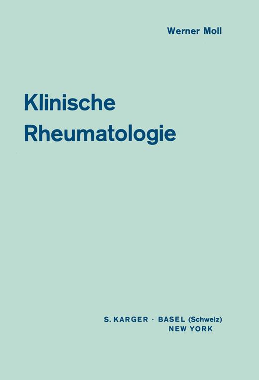 Book cover for Klinische Rheumatologie: Pathogenese, Symptomatologie, Diagnostik und Therapie der Rheumaerkrankungen