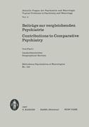Book cover for Beiträge zur vergleichenden Psychiatrie:  Teil I: Länderübersichten Aktuelle Fragen der Psychiatrie und Neurologie, Vol. 5