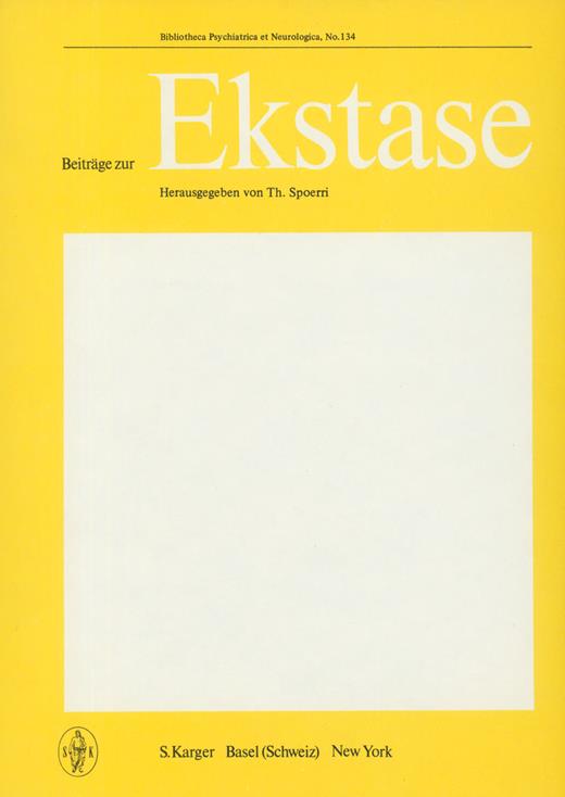 Book cover for Beiträge zur Ekstase