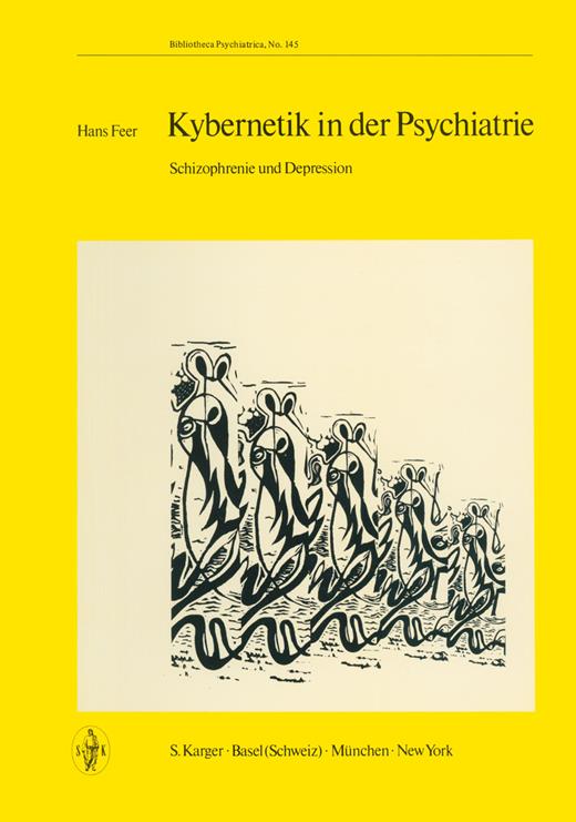 Book cover for Kybernetik in der Psychiatrie: Schizophrenie und Depression