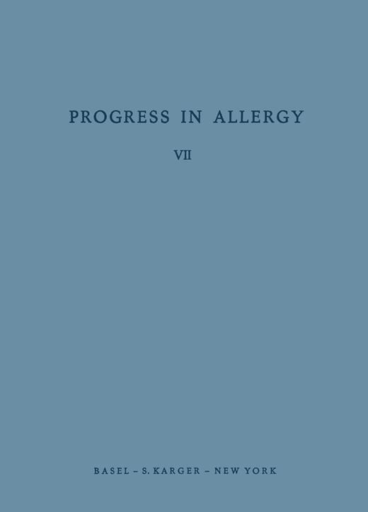 Gamma Globulin and Molecular Mechanisms in Hypersensitivity Reactions ...