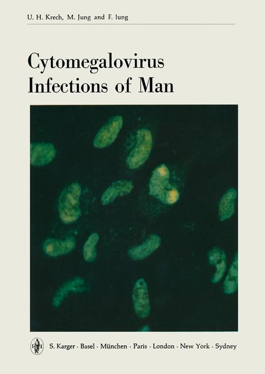 Book cover for Cytomegalovirus Infections of Man