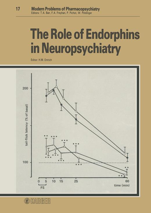 Book cover for The Role of Endorphins in Neuropsychiatry