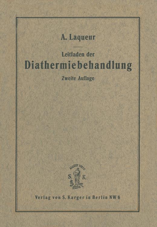 Book cover for Leitfaden der Diathermiebehandlung