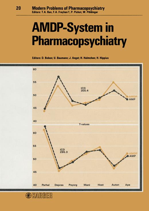 Appendix I: Applications of the AMP/AMDP-System to Drug Trials1 ...