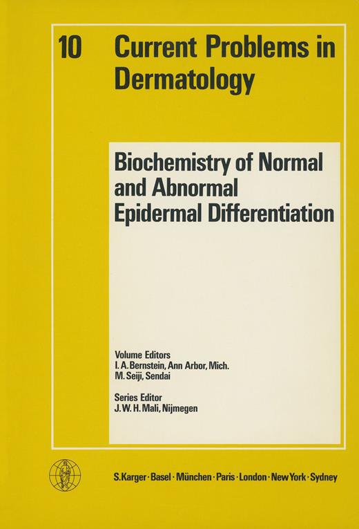 Book cover for Biochemistry of Normal and Abnormal Epidermal Differentiation: U.S.-Japan Seminar, Boyne Mountain Lodge, Boyne Falls, Michigan, July/August 1979: Proceedings