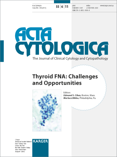 Acta Cytologica Cover Image for Volume 55, Issue 6