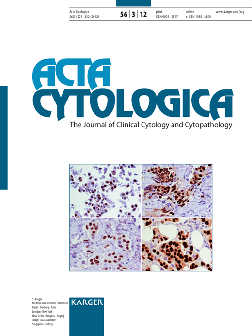 Acta Cytologica Cover Image for Volume 56, Issue 3