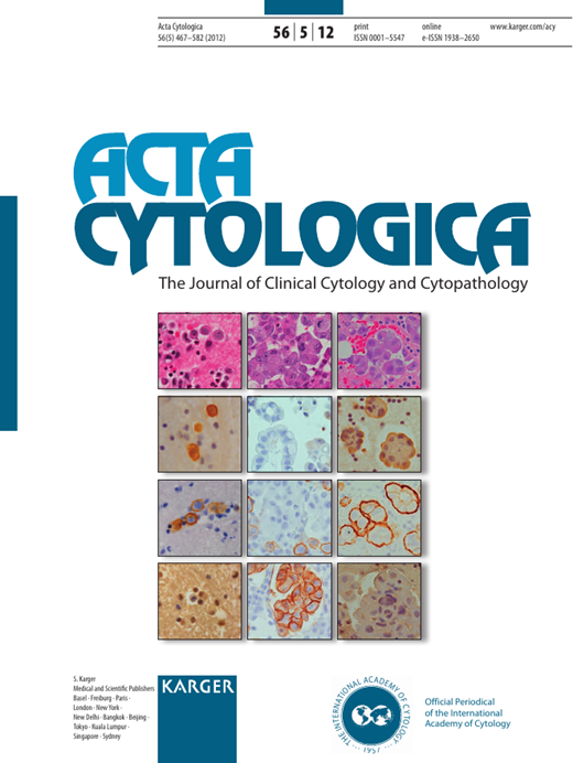 Acta Cytologica Cover Image for Volume 56, Issue 5