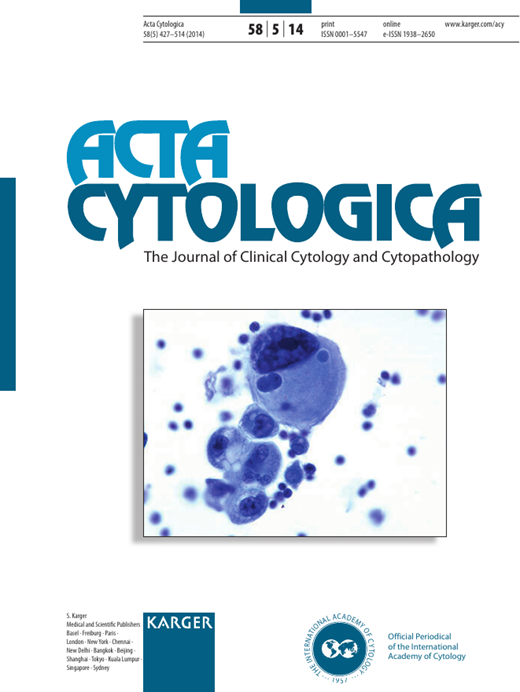Acta Cytologica Cover Image for Volume 58, Issue 5