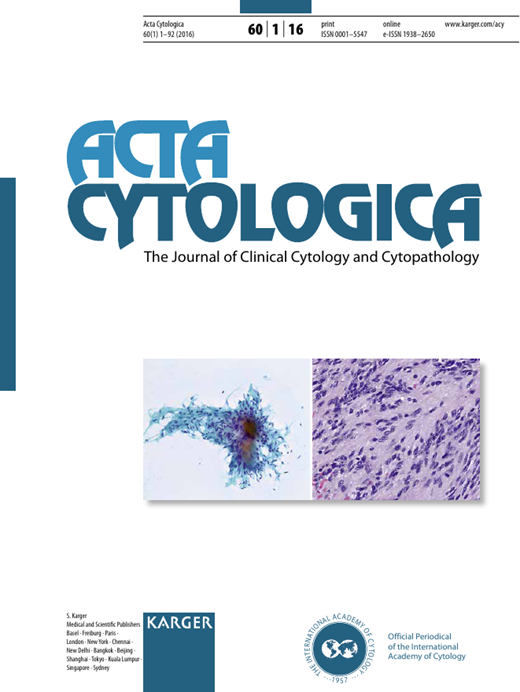 Acta Cytologica Cover Image for Volume 60, Issue 1
